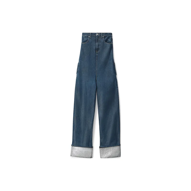 Alexander Wang Strapless Denim Jumpsuit-0