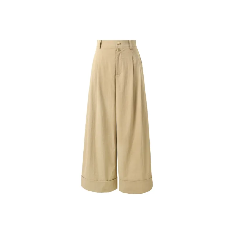 3COLOUR Casual Pants Women's Khaki-0