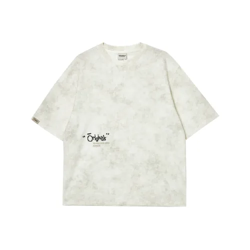 JACK&JONES T Shirts Men A06 Raw White