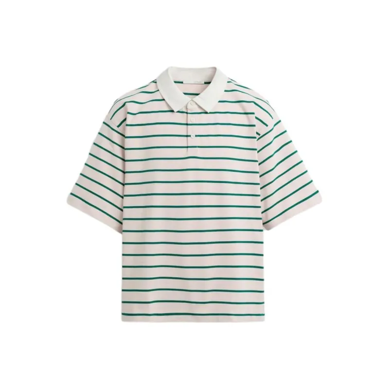 ZARA Polo Shirts Men Pink-0