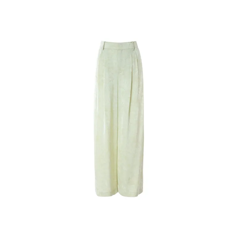 BESIONIA SS25 Casual Pants Women's Light Green-0