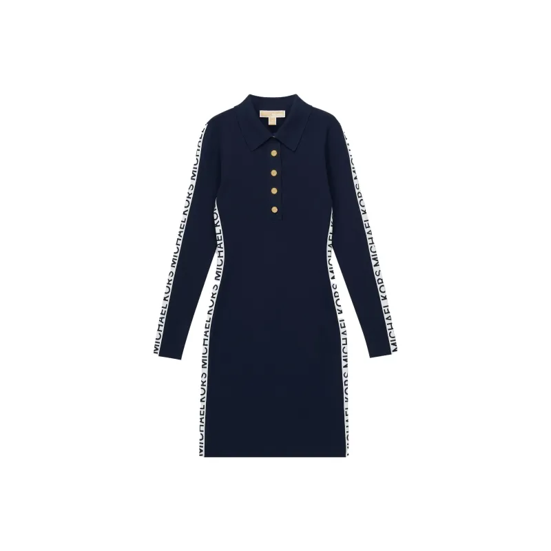MICHAEL KORS Knit Long Skirts Women's Navy Blue-0