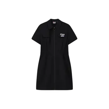 FILA Short Sleeved Dress Women's Jet Black