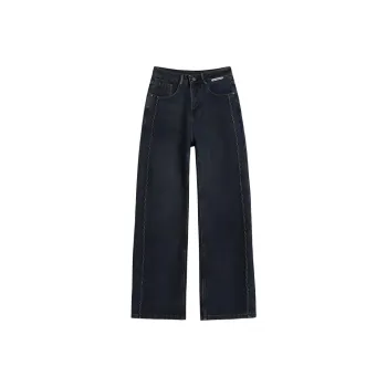 TERRE BLEUE Jeans Women's Dark Blue