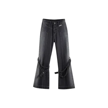 FPMZ Jeans Unisex Black Gray Color