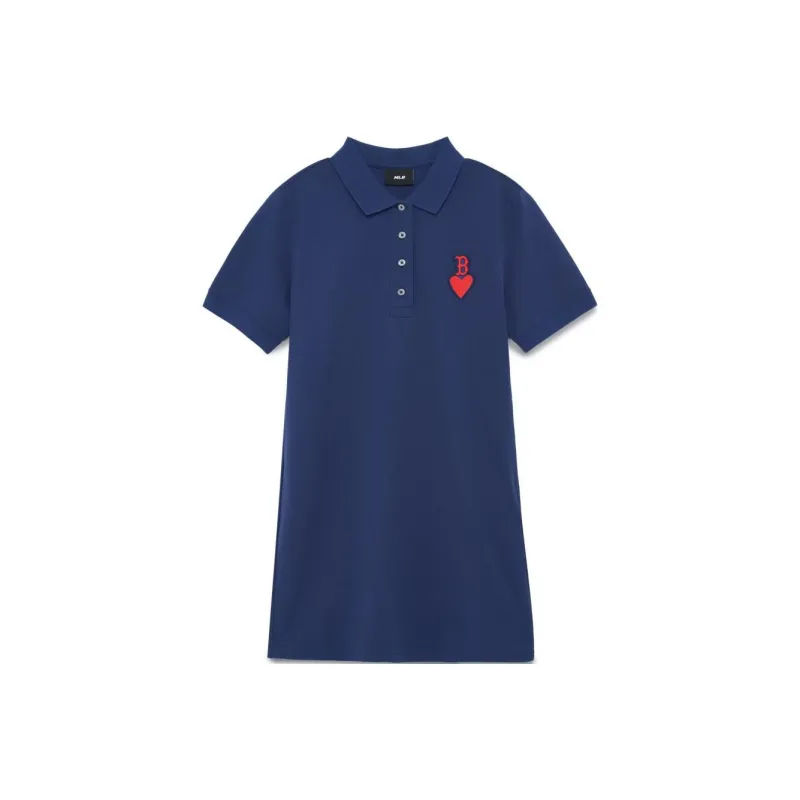 MLB Short Sleeved Dresses Women's Blue-0