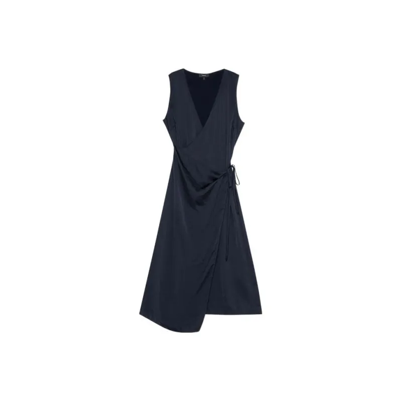 THEORY Sleeveless Dresses Women's Black-0