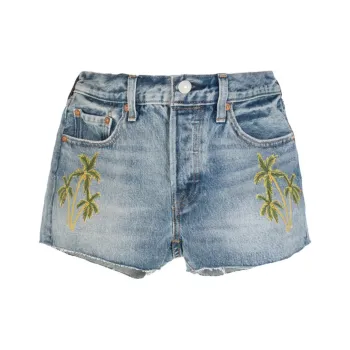 Levis Casual Shorts Women's Blue