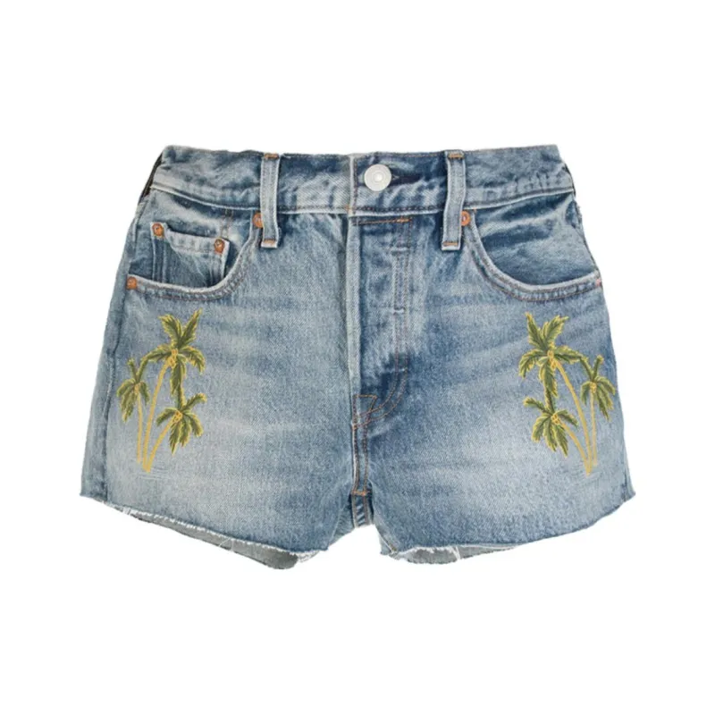 Levis Casual Shorts Women's Blue-0