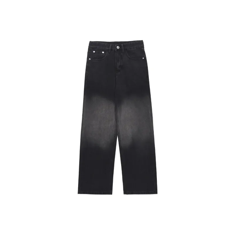 LBPC Straight Jeans Unisex Dark Gray-0