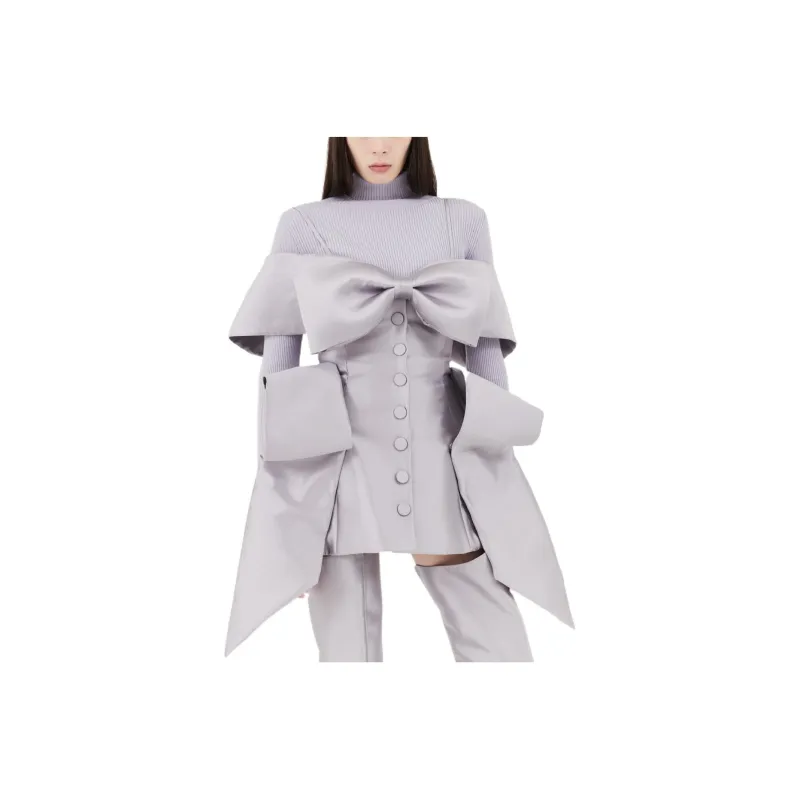 KIMHEKIM Long-Sleeved Dresses Women's Light Purple-0