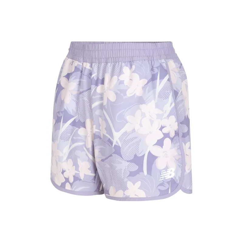 New Balance Casual Shorts Women's Purple-0