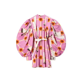 LOEWE Long Sleeved Dresses Women's Pink