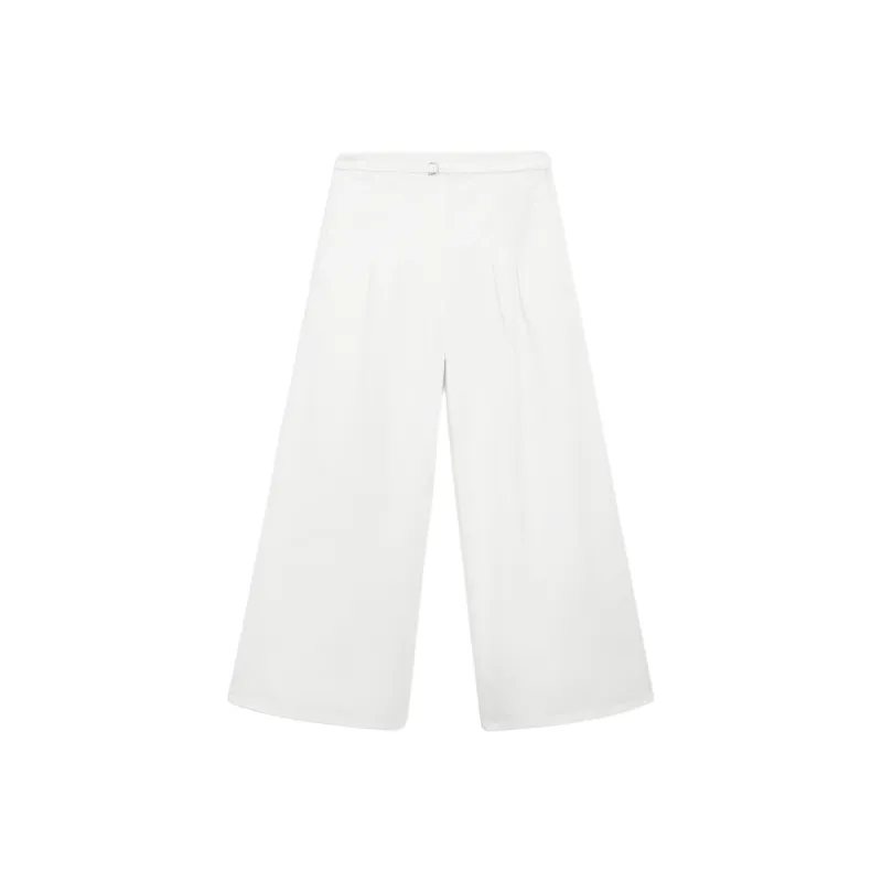 Massimo Dutti Casual Pants Women's White-0