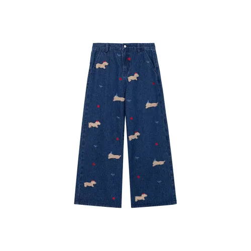 B.Duck Jeans Women's Navy Blue