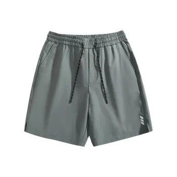 Dance With Wolves Casual Shorts Men's Gray Green