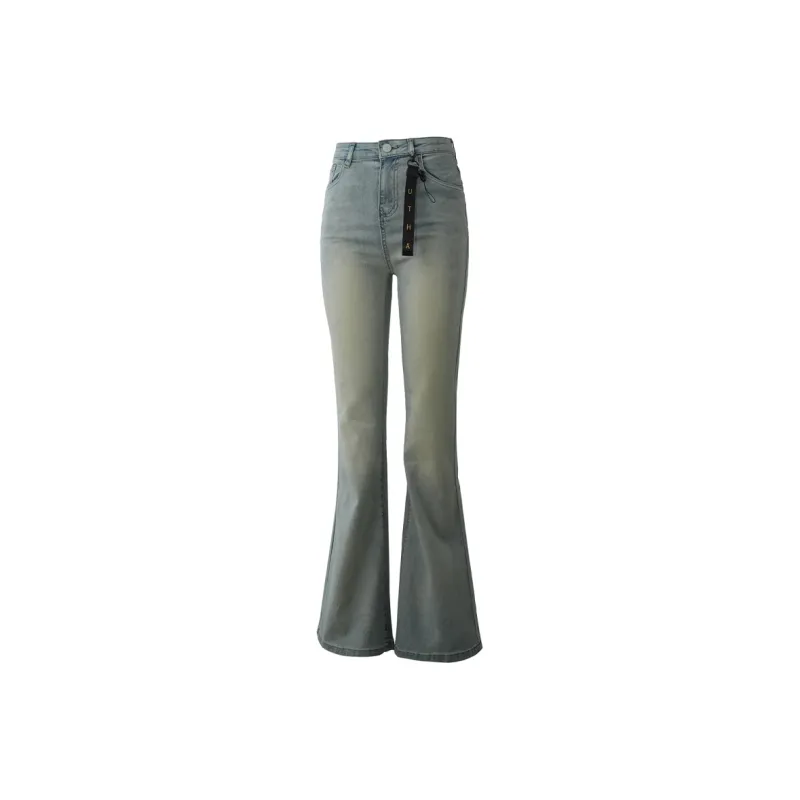 UTHA Jeans Women's Vintage Dusty Blue-0