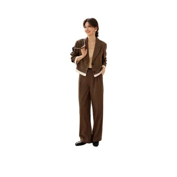 XWI Business Suits Women's Gray Coffee