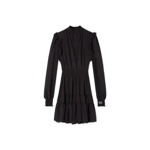 VERSACE JEANS COUTURE Long-Sleeved Dresses Women's Black