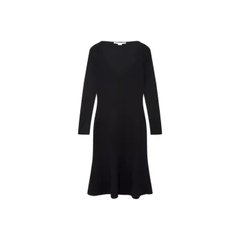 Stella McCartney V Neck Flared Dress