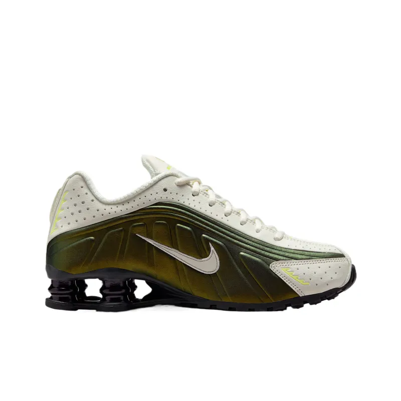 Nike Shox R4 Mid Top Casual Shoes Men's Dark Green-1