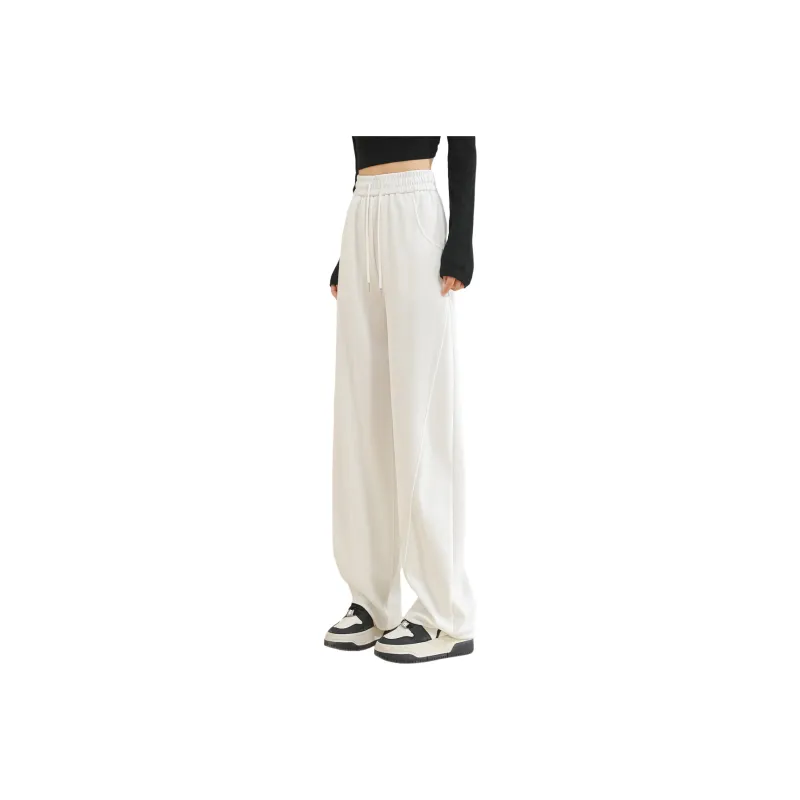 Ya Sheep People Casual Pants Women's Light Gray-21