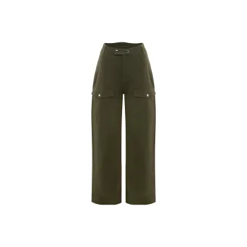 With Jean Cargo Pants Women's Khaki Green
