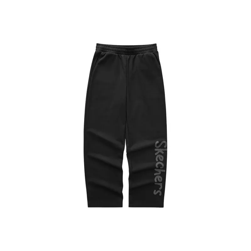 Skechers New Year Knitted Sports Pants Women's Carbon Black-0