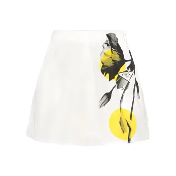PRADA FW22 Casual Shorts Women's Beige