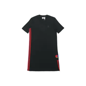 Adidas Originals Short Sleeved Dresses Women's Black