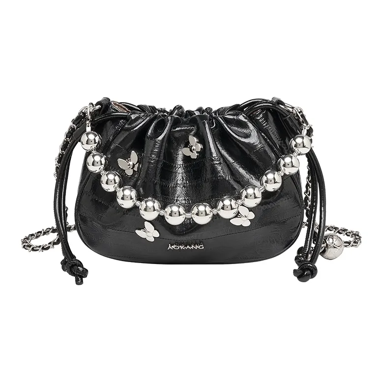 AOKANG Polyurethane Leather Chain Bag Bucket Bag Crossbody Underarm Shoulder Bag Small Size Women's Multicolor-6