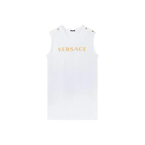 VERSACE Sleeveless Dress Women's White
