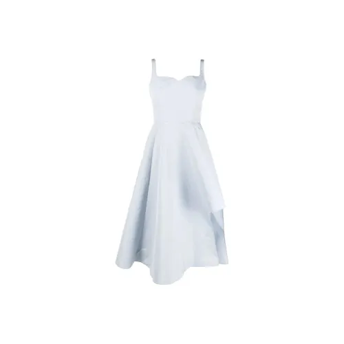 Alexander McQueen Sleeveless Dresses Women's Light Blue