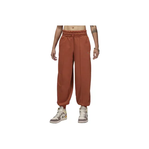 Jordan Sport Knitted Sports Pants Women's Light Brown