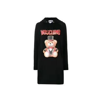 MOSCHINO Long-Sleeved Dresses Women's Black