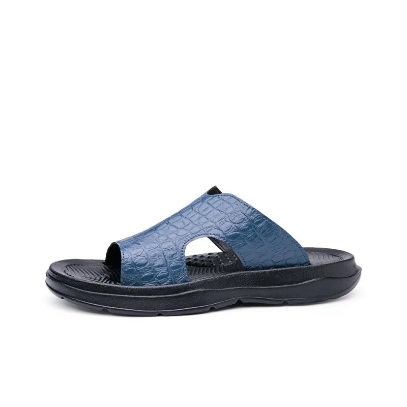 BBMTR Slide Slippers Men Black/Brown/Blue/Green-11