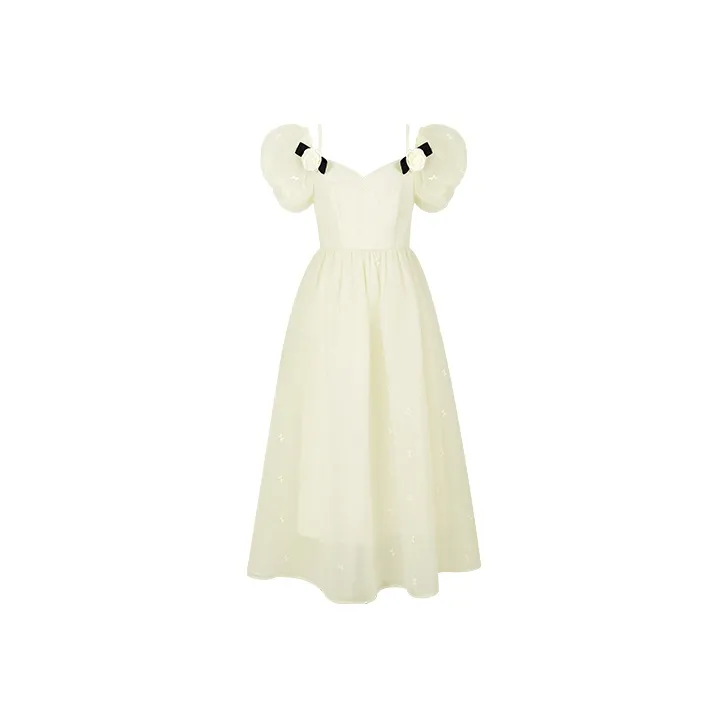 TAMMY TANGS Short Sleeved Dress Women's Apricot-0