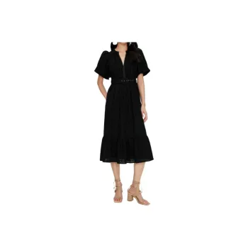 DVF Polina Cotton Midi Dress