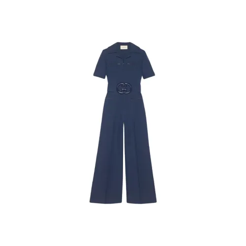 GUCCI Jumpsuits Women's Blue