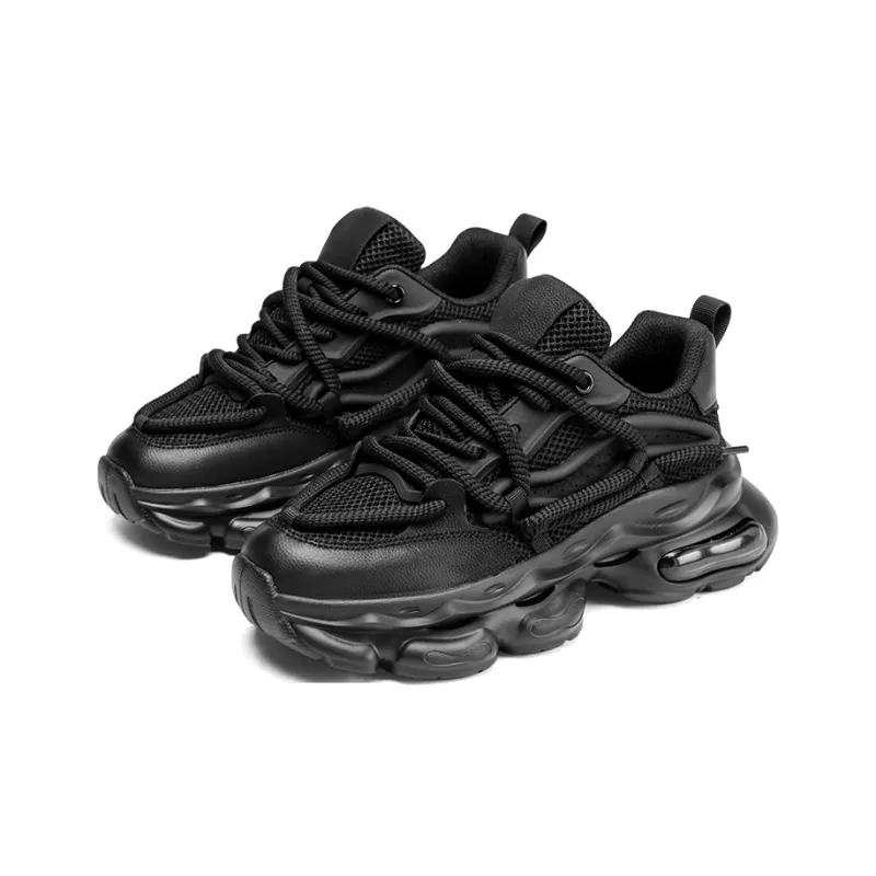 OFFER AITR Cushioning Slip Resistant Height Increasing Low Top Chunky Sneakers Men's-16