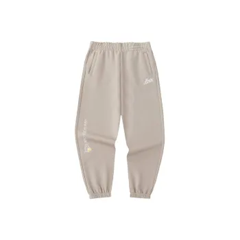 Anta Life Collection Knitted Sports Pants Women's Buckwheat Gray