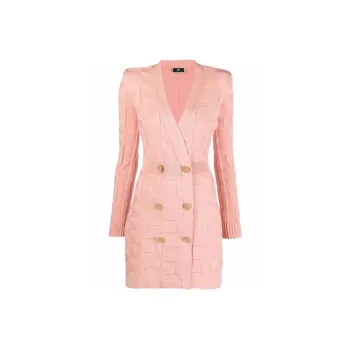 Elisabetta Franchi FW21 Dress Flesh Pink