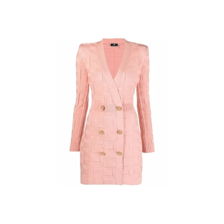 Elisabetta Franchi FW21 Dress Flesh Pink-0