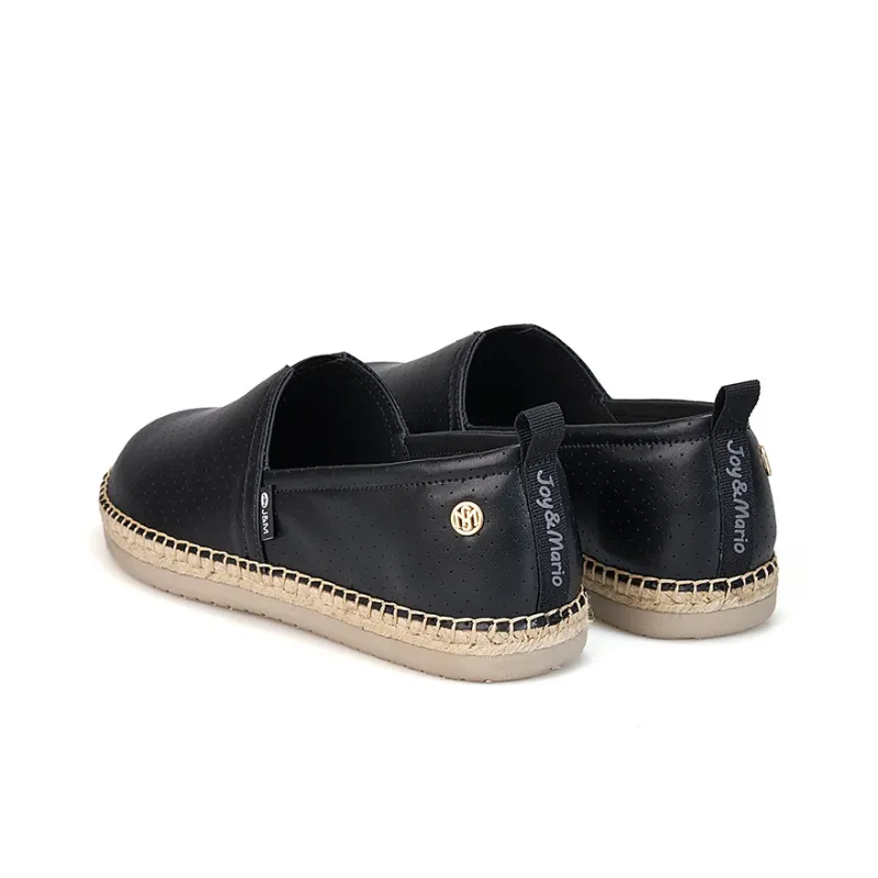 Joy&Mario Espadrilles Unisex Black-3