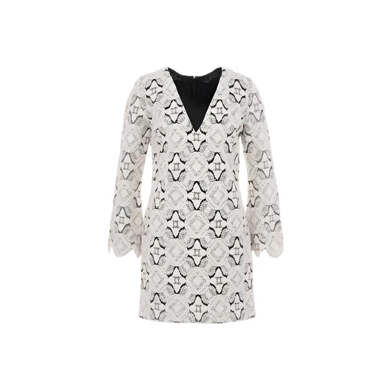 GUESS Long-Sleeved Dresses Women's White-0