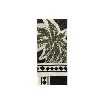 ZARA Cotton Knit Scarves Women's Black