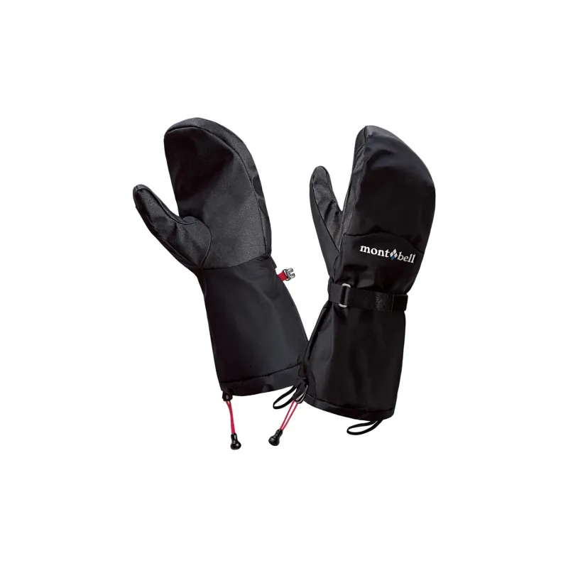MONTBELL Nylon, Taffeta Sports Gloves Unisex Black-0
