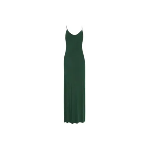 SAINT LAURENT Slip Dresses Women's Green