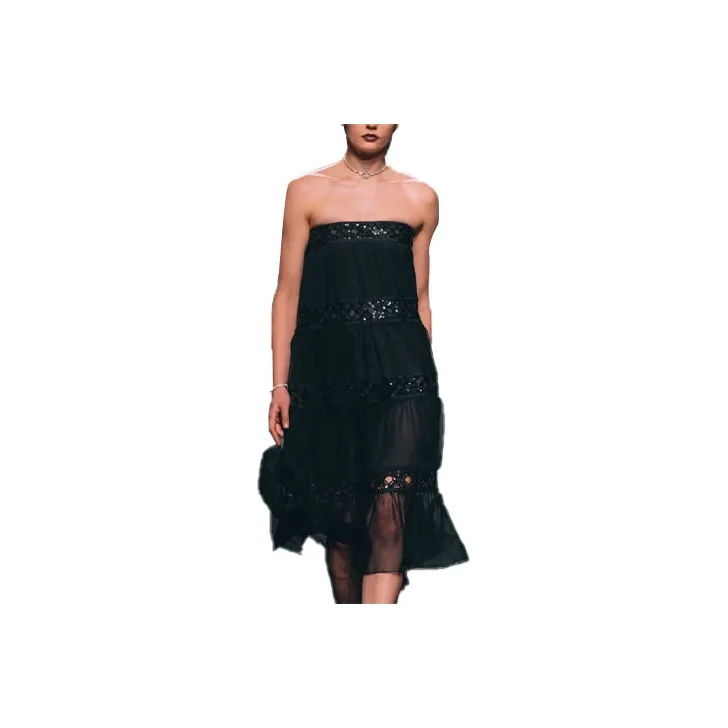 CHANEL SS23 Sleeveless Dress Women's Black-0