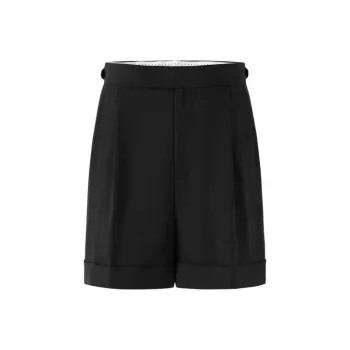 JZ Juzui Casual Shorts Women's Plain Black